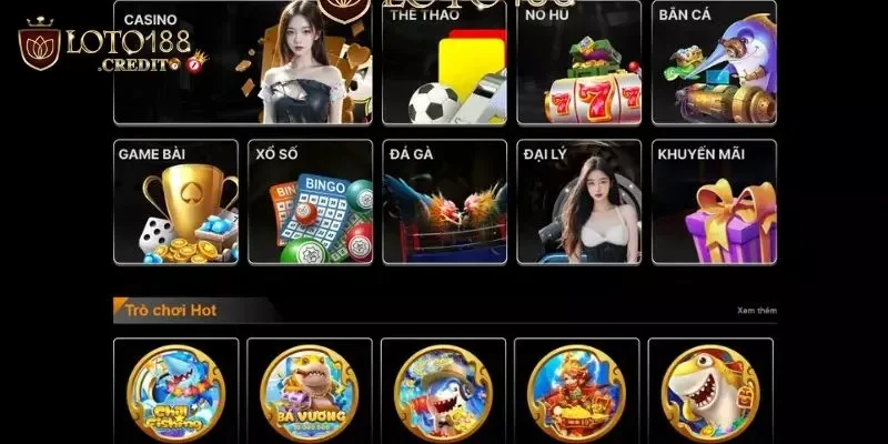 loto188 nổi tiếng với kho game giải trí đồ sộ